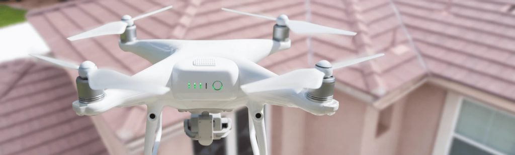 Inspekcje dachów dronem dji phantom 4 rtk