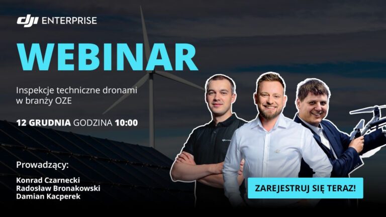 Grafika z informacją o webinarze.